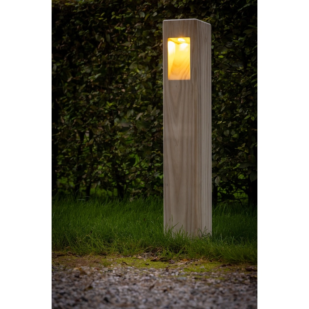 Houten padverlichting Guarda Accoya - 110cm 2700K