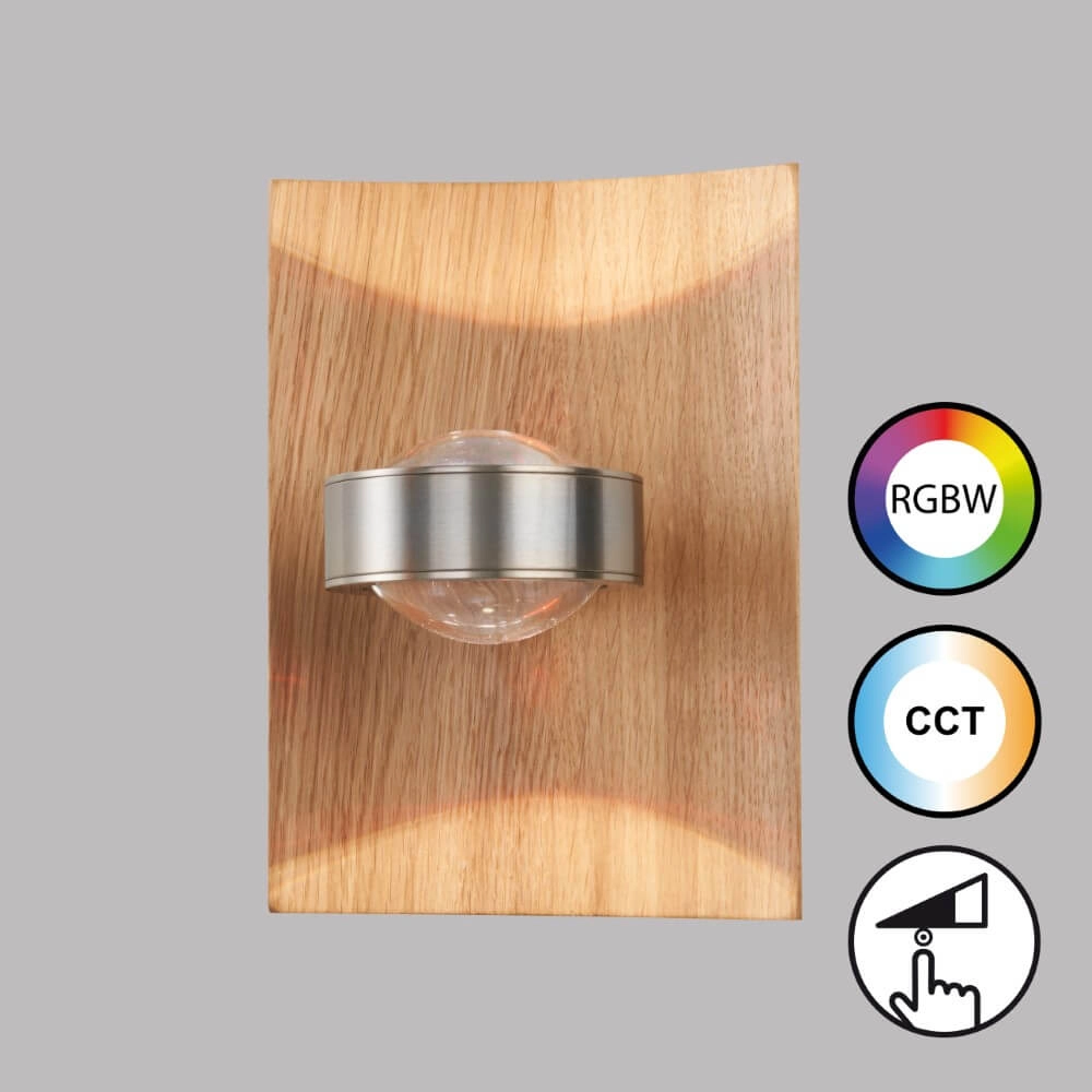 Wandlamp Shine-Wood led Fischer & Honsel 4003694305426