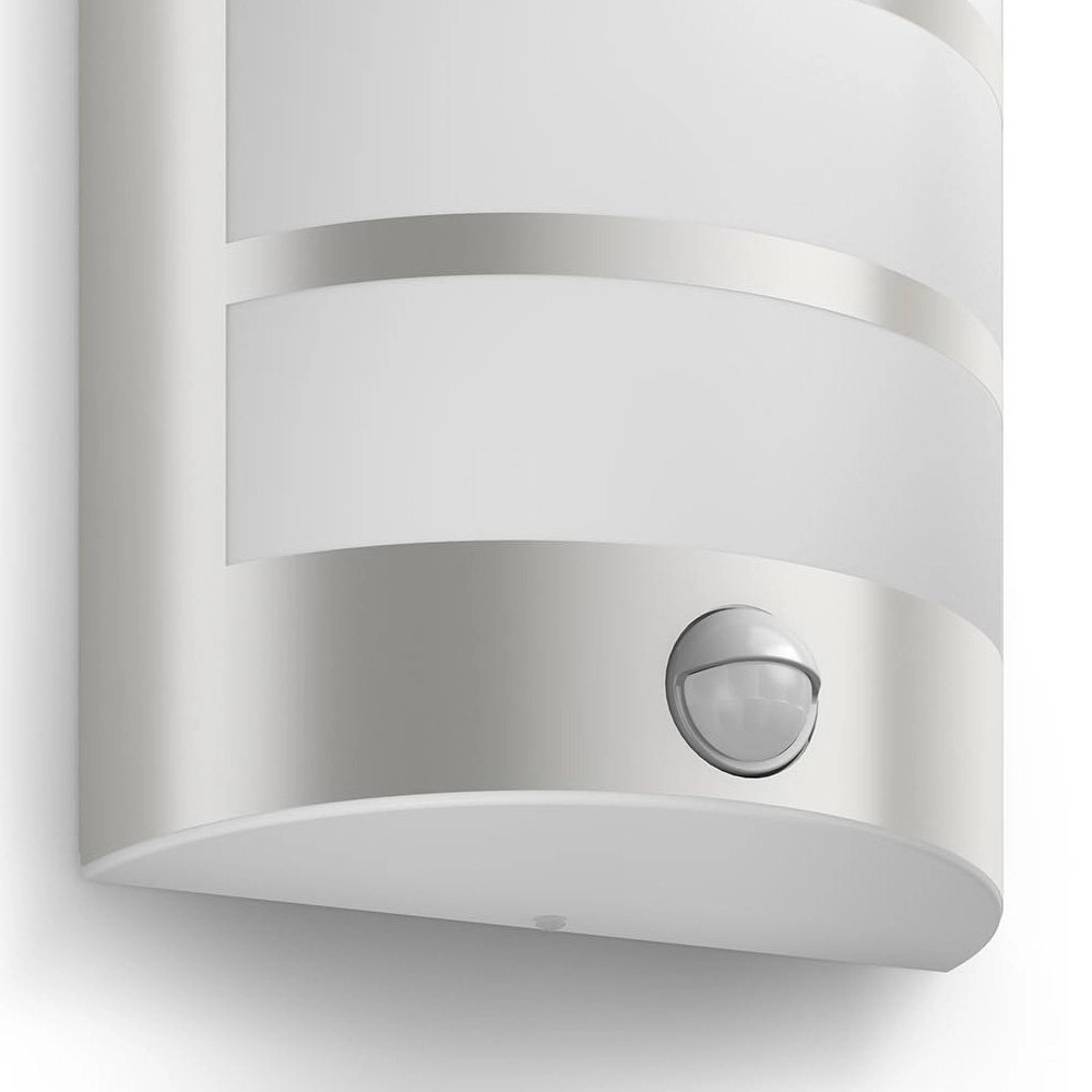 Buitenlamp rvs Python met sensor Philips 8718696131657