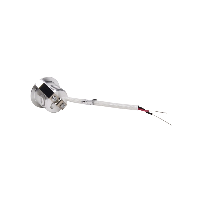 Klein inbouwspotje Minex geborsteld staal - IP44 Vtac 8720701271494