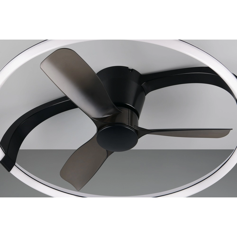 Smarthome ventilator Stockholm zwart Ø 73,5 Tuya Trio 4017807693133