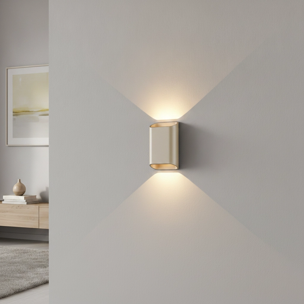 Wandlamp Diaz S Champagne