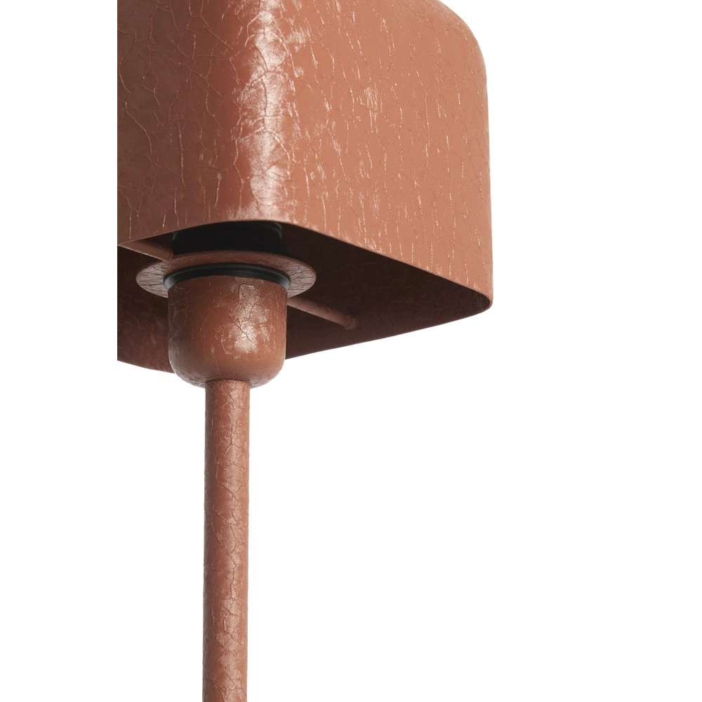 Nachtkastlamp Elenie 15x15cm - mat donker oranje Light & Living 8717807818814