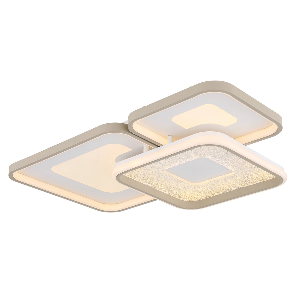 Moderne plafondlamp Mosaiko 64cm zand bruin Globo 9007371575763