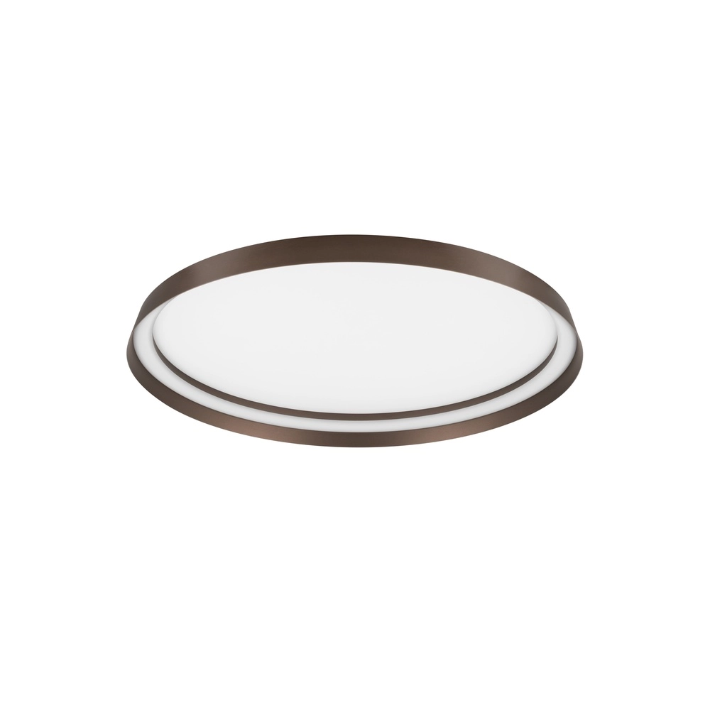 Design plafonniere Ormi Ø 60cm koffie bruin Lyora 5212017463142