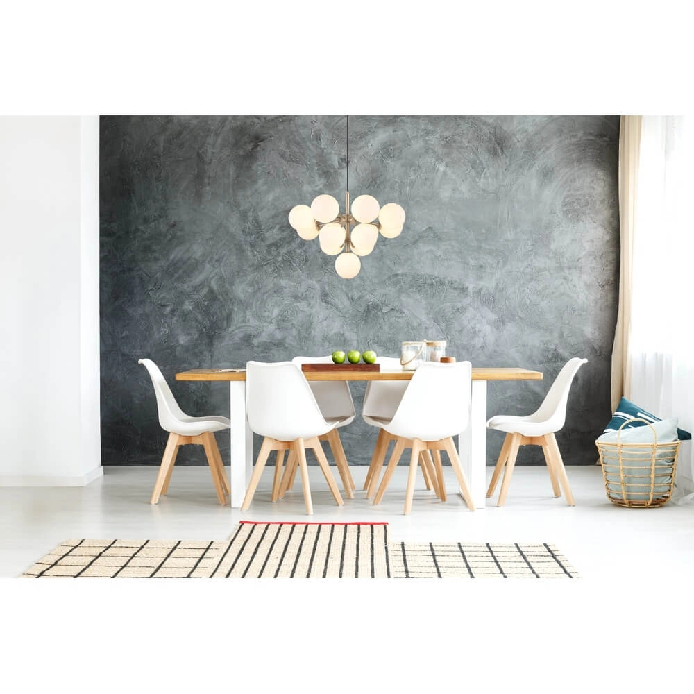 Nikkel hanglamp Grappy 13-lichts Globo 9007371456123