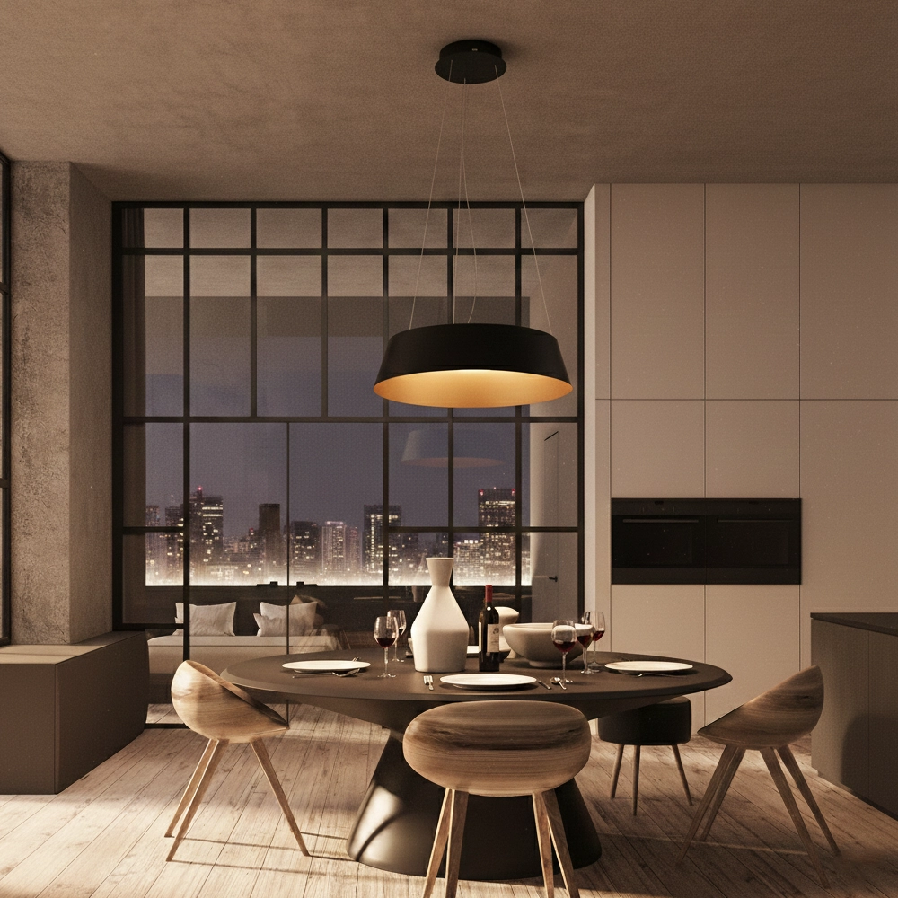 Hanglamp Alba zwart Ø 42cm