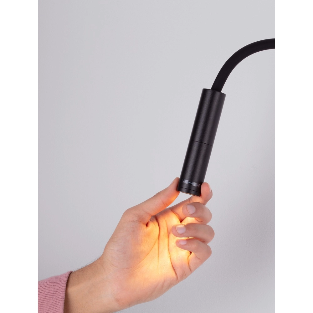 Bedlampje Sonica zwart Lyora 5212017454874