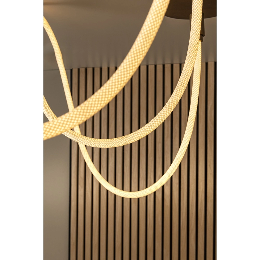 Unieke plafondlamp Janderin 300cm champagne Lucide Vibes 5411212242075