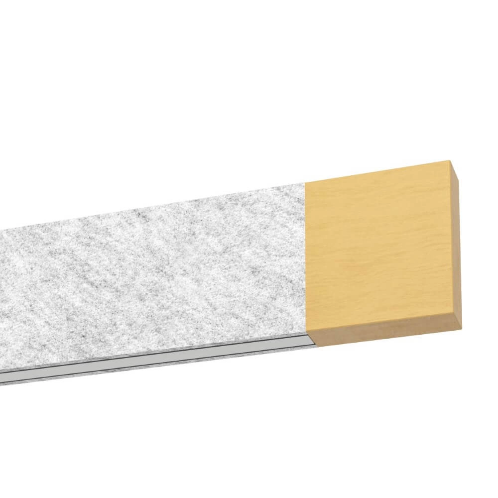 Hanging lamp Vallelado gray with wood Stars of Light 9008606295166