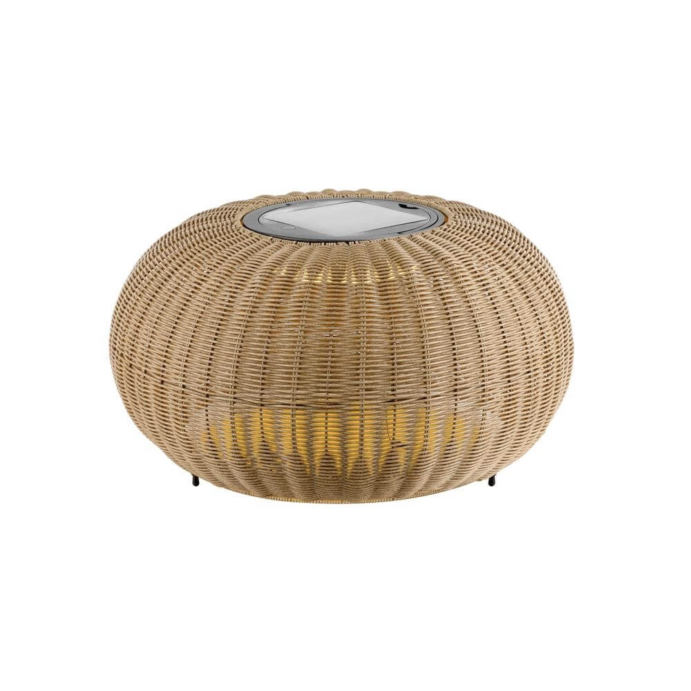 Lage vloerlamp Adegan Flat Solar solar rotan Lage vloerlamp Adegan Flat Solar solar rotan