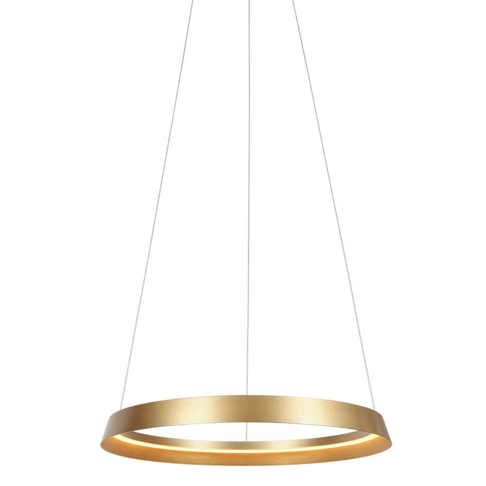 Strakke hanglamp Ringlux goud Ø 60cm Strakke hanglamp Ringlux goud Ø 60cm