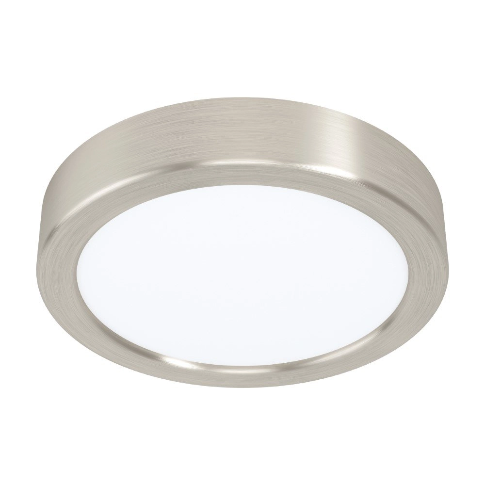 Led plafondlamp Fueva 5 10w - 4000K - Ø16cm nikkel Led plafondlamp Fueva 5 10w - 4000K - Ø16cm nikkel