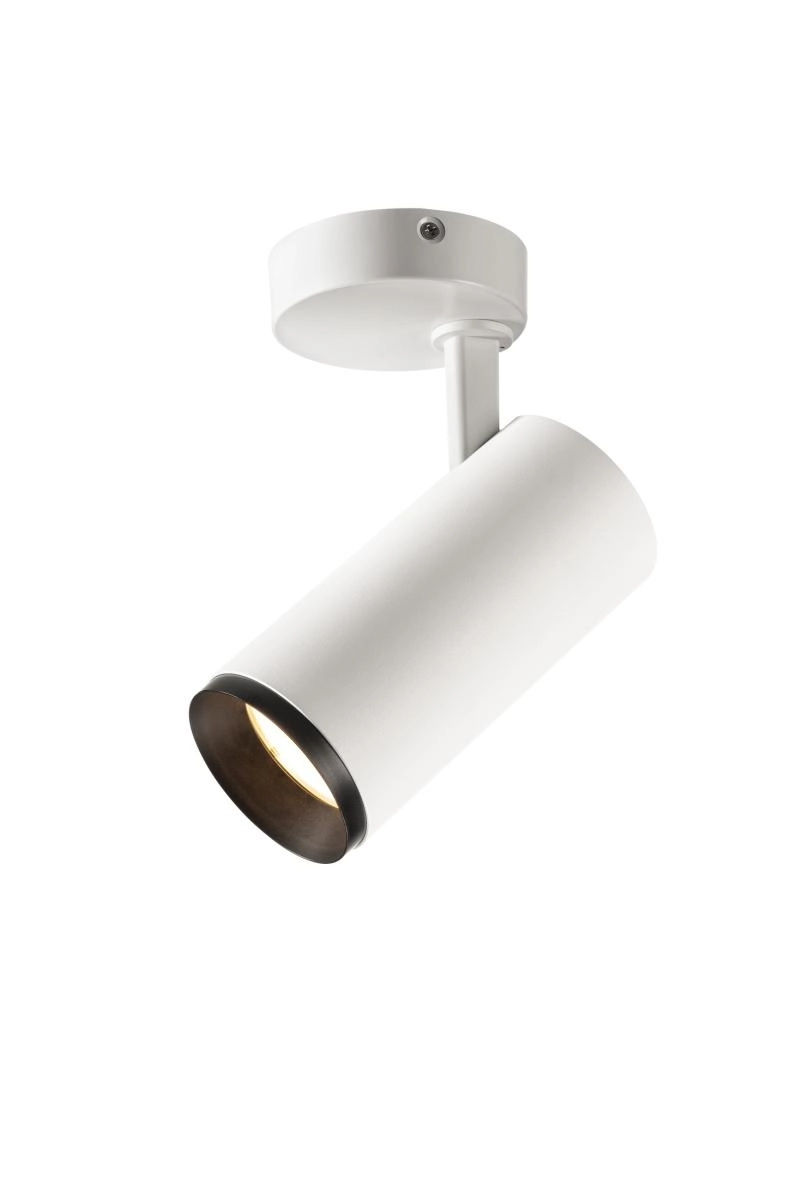 Opbouwspot Numinos M wit/zwart 3000K - 24gr