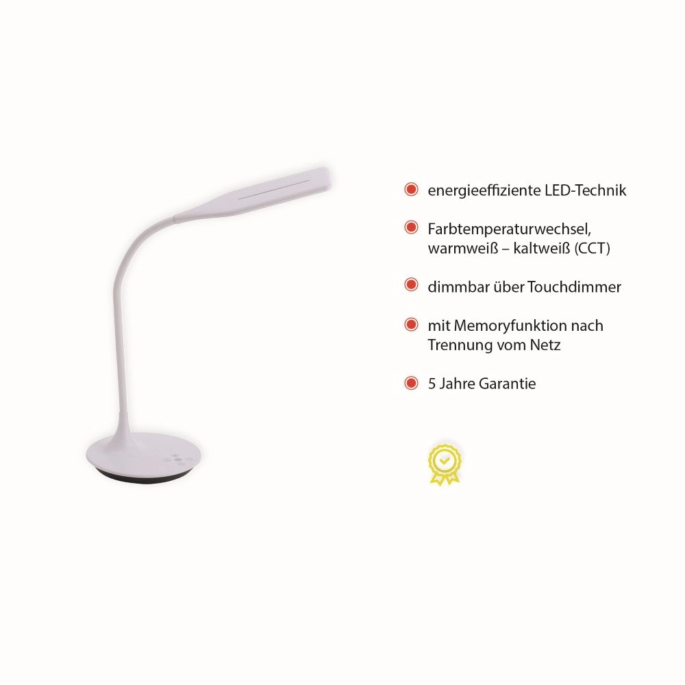 Flexibel bureaulampje Rafael Just Light 4043689954192