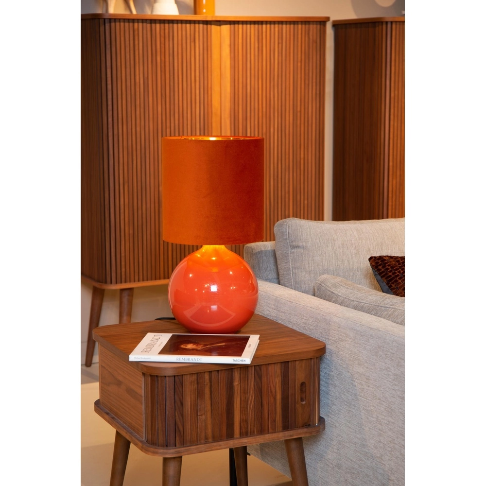 Oranje schemerlamp Esterad Ø 24cm Lucide 5411212105967