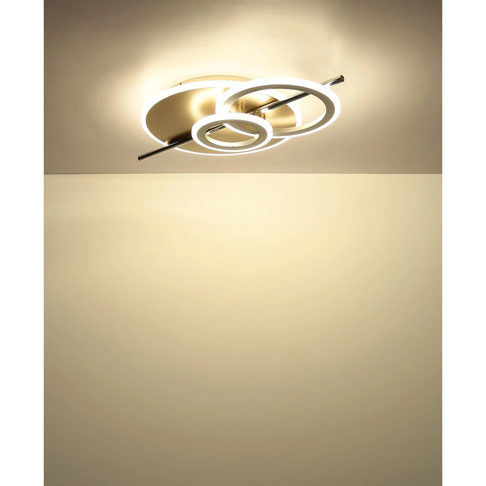 Design plafondlamp Norris champagne Globo 9007371531820