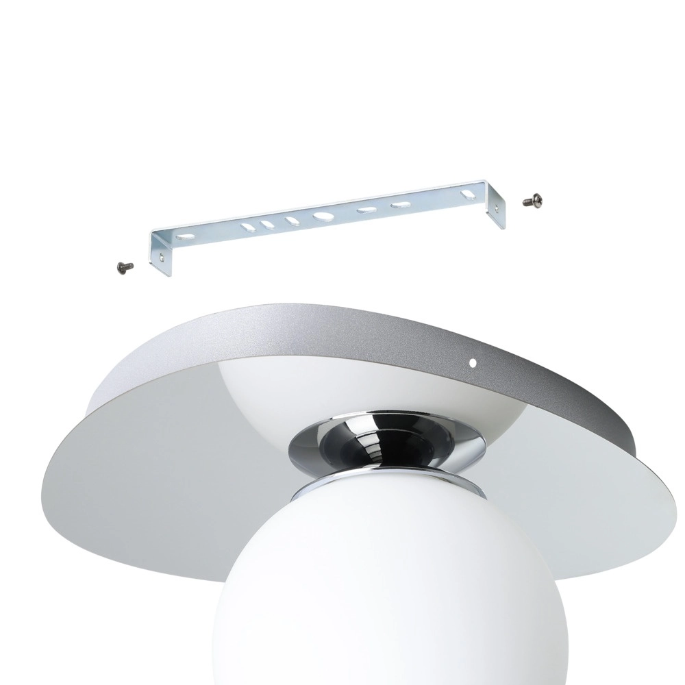 Plafondlamp Castrovido enkel chroom Eglo 9008606360727