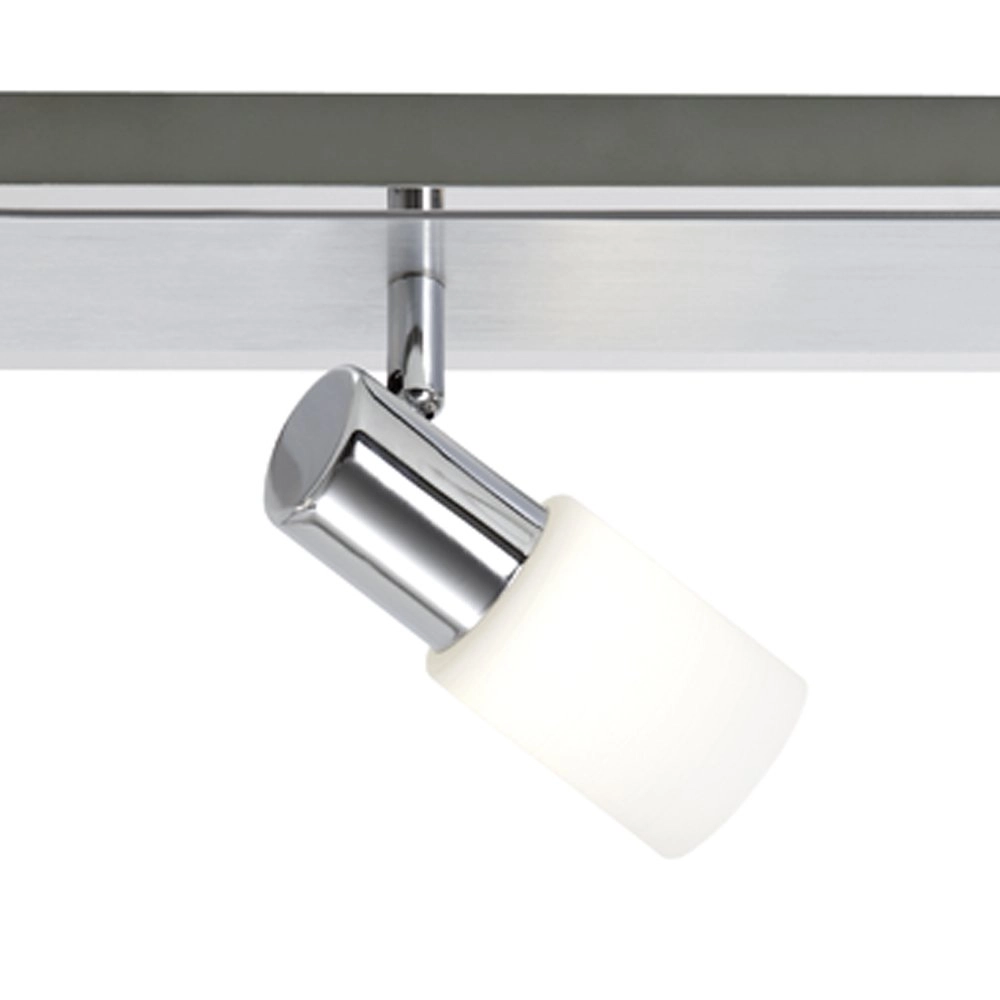 Design plafondspot Series 8214 Beam 3-lichts metaalgrijs met chroom Trio 4017807220902