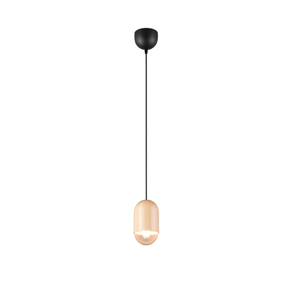 Unieke hanglamp Nara hout Ø 10,5cm Unieke hanglamp Nara hout Ø 10,5cm