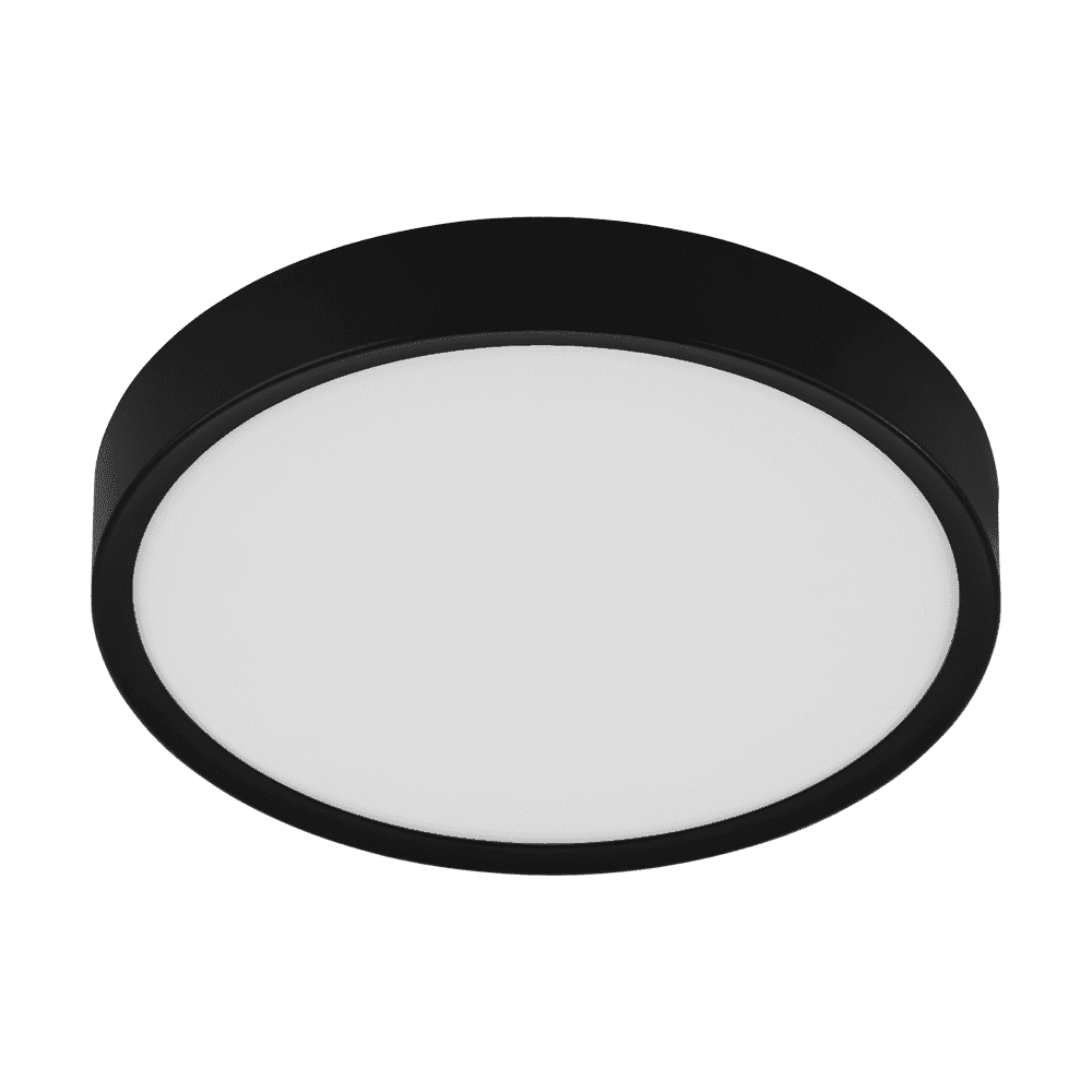 Zwarte plafonnière Musurita Ø 34cm