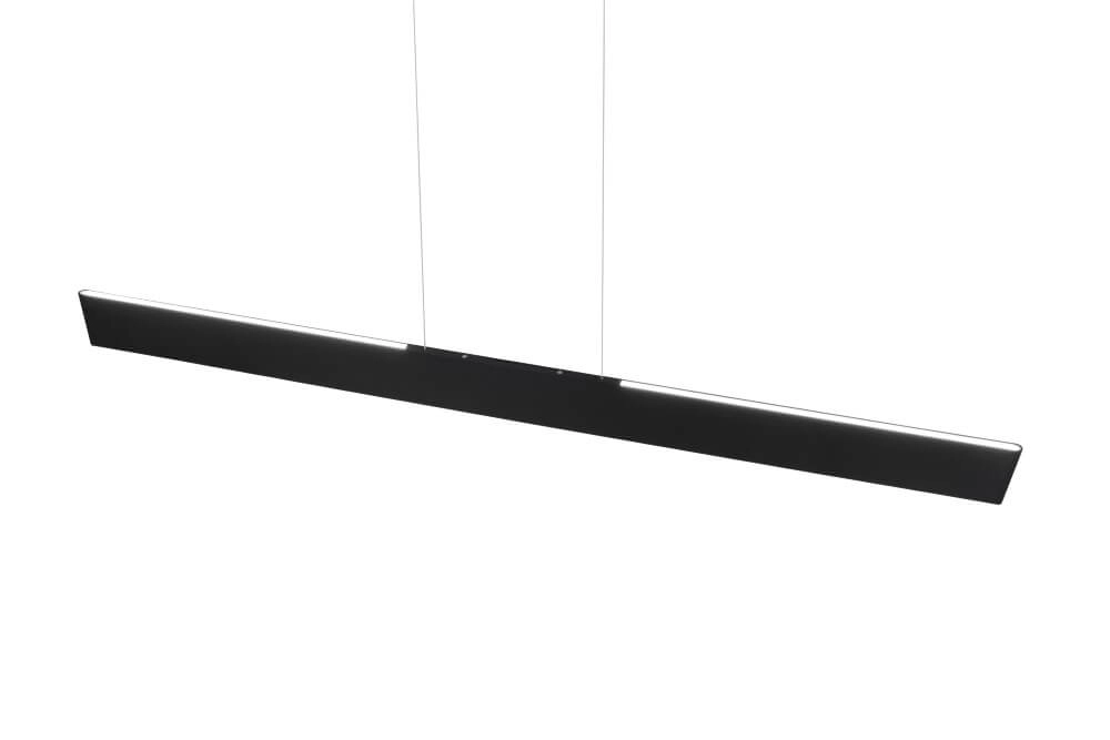 Led kantoor hanglamp Galway 150cm - zwart Trio 4017807616668