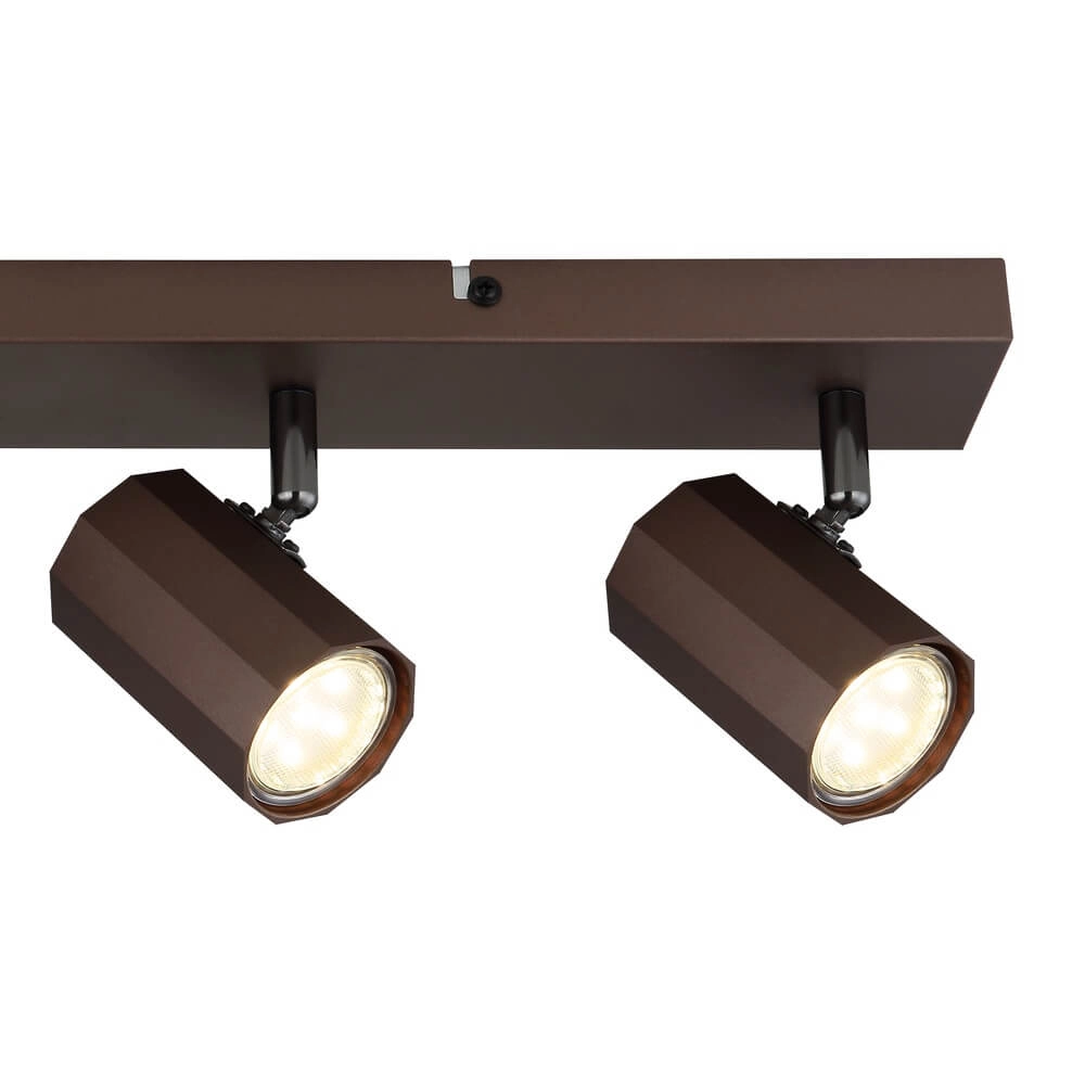 Bronzen plafondlamp James 4-lichts Globo 9007371456888