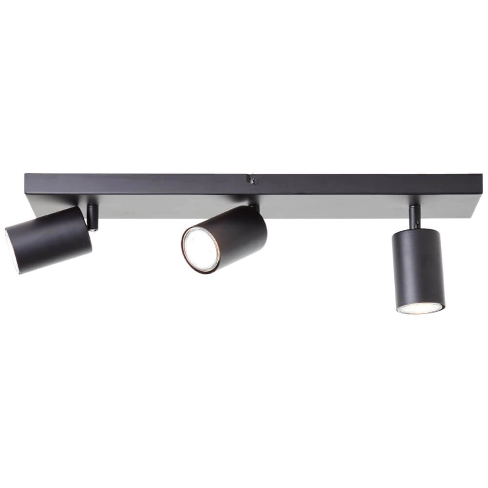 Zwarte plafondspot Jello 3-lichts Brilliant 4004353409387