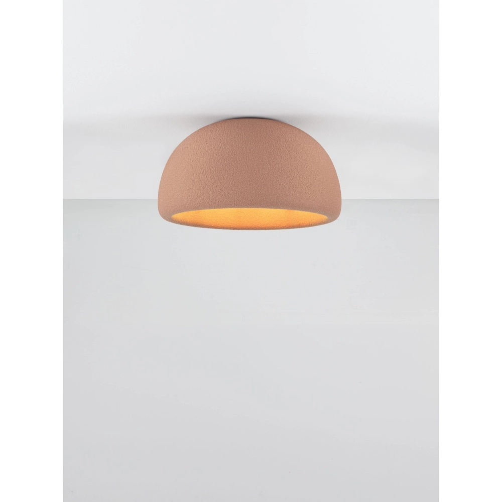 Moderne plafondlamp Davo terracotta Ø 43cm Lyora 5212017495709