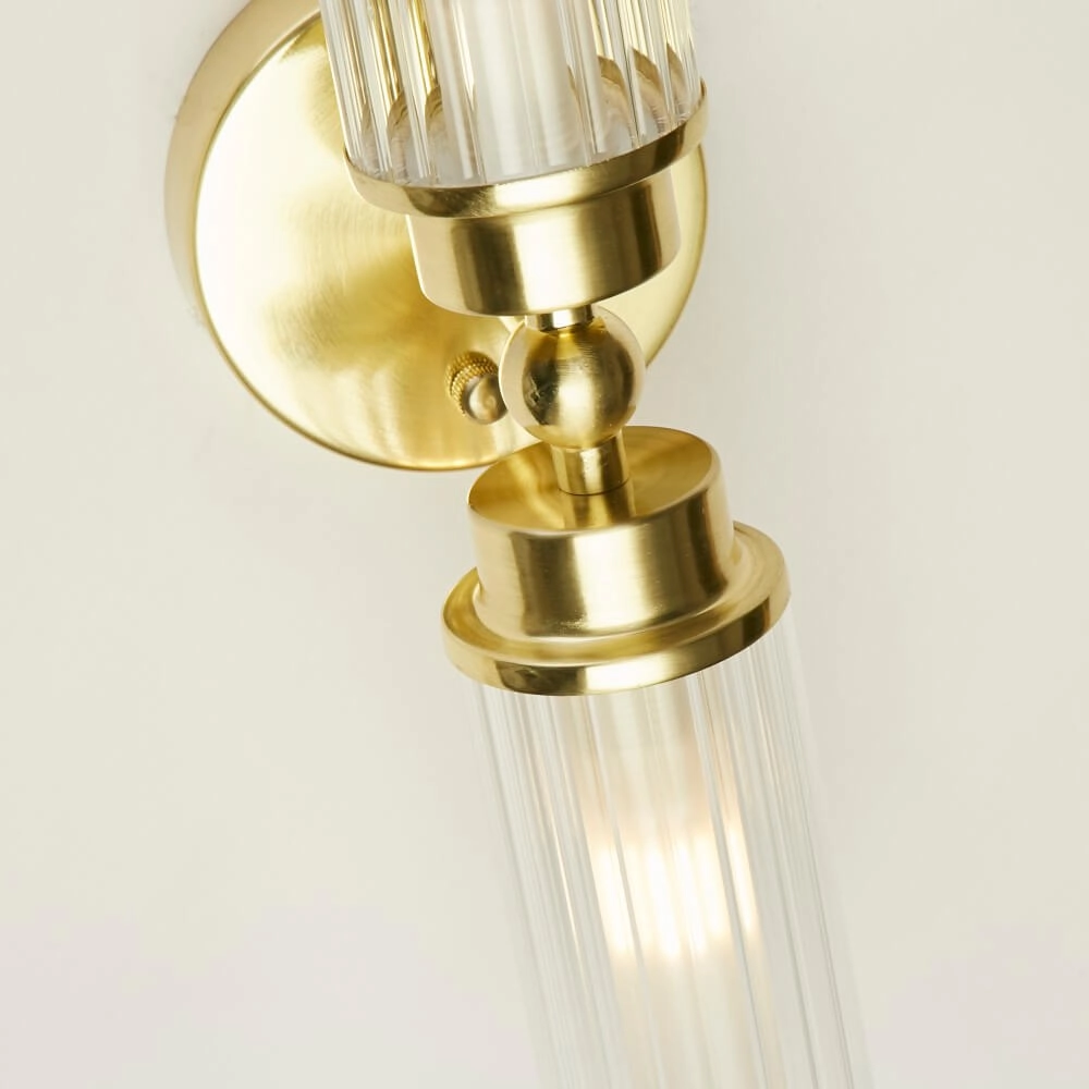 2-lichts wandlamp Imperial goud Searchlight 5053423271972
