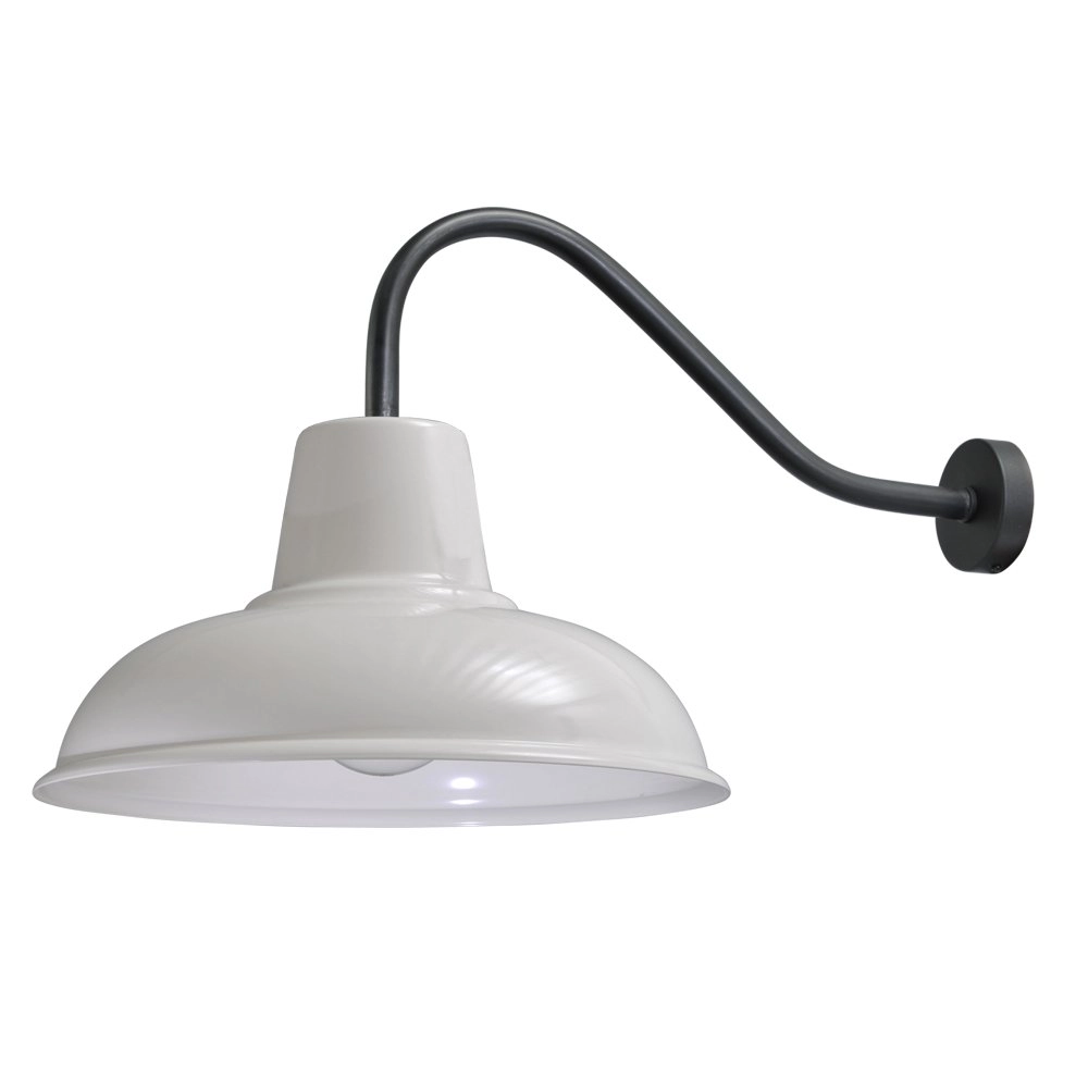 Retro witte wandlamp Industria
