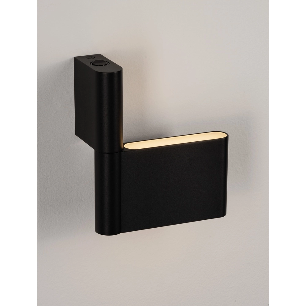 Wandlamp Flusso zwart Lyora 5212017478115