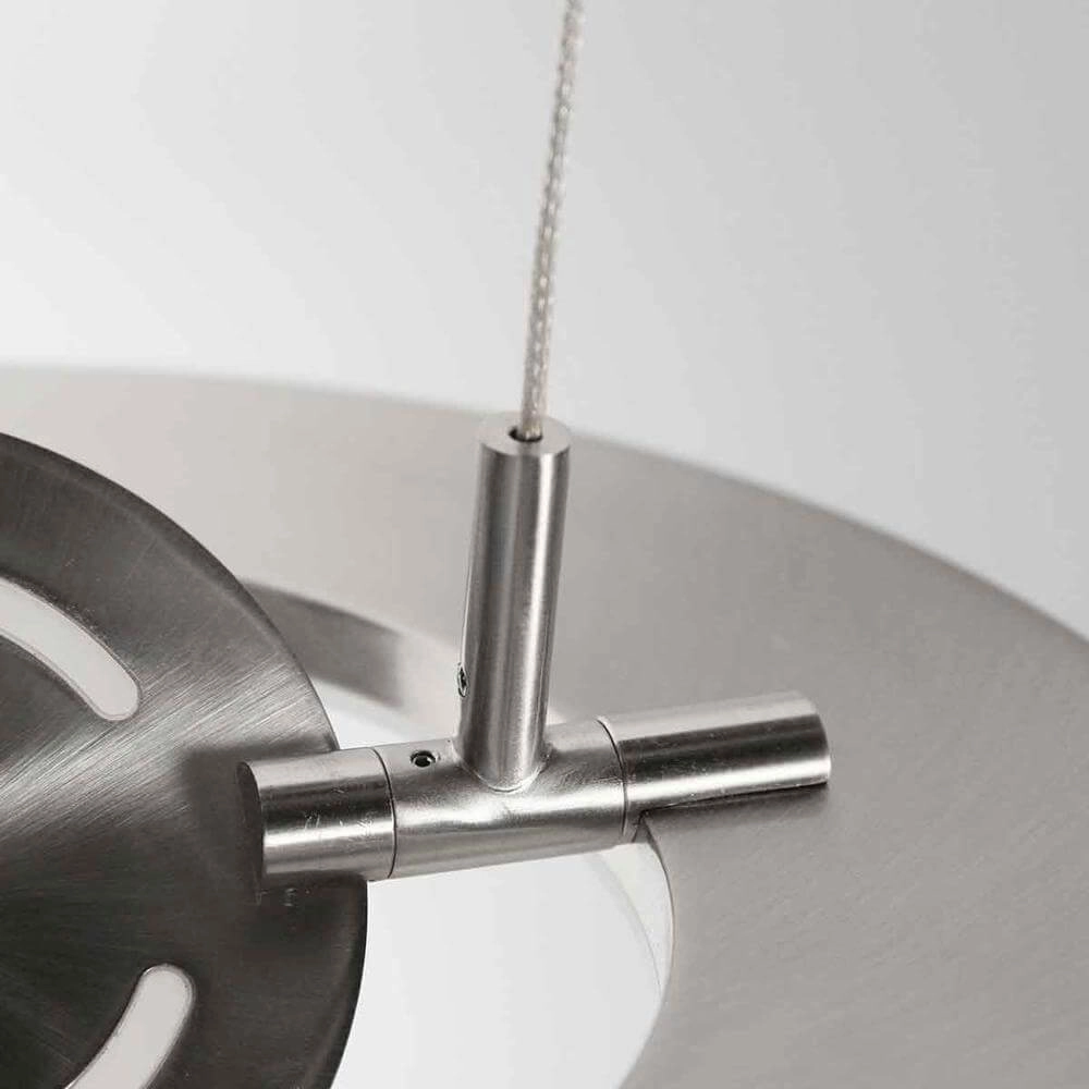 Strakke hanglamp Soleil Ø 32cm grijs Steinhauer 8712746176674