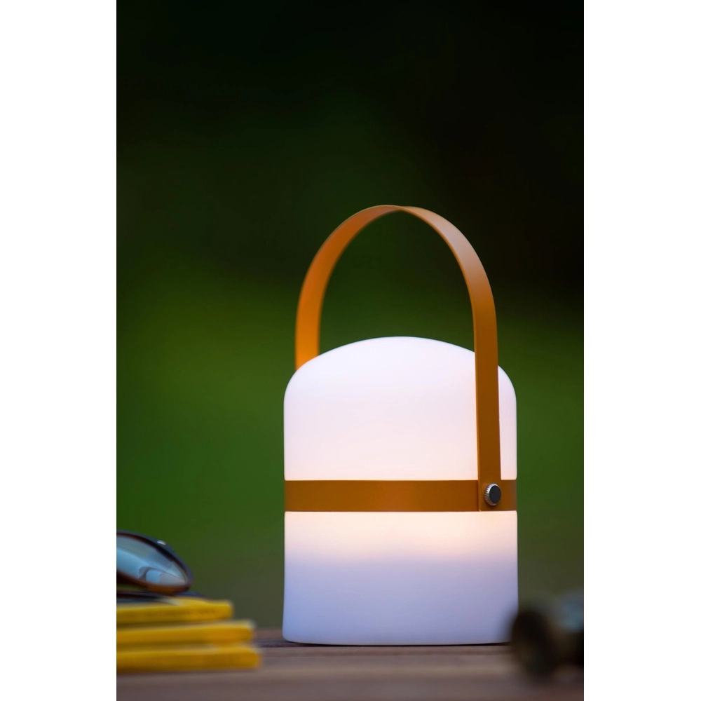 Oplaadbare tafellamp Little Joe oranje Lucide 5411212061430