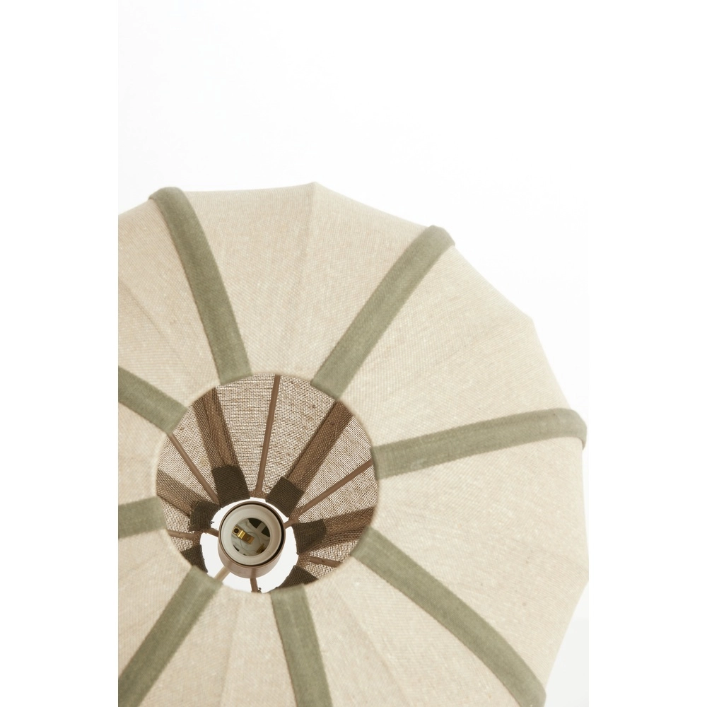 Japandi hanglamp Esmiria Ø 40cm - olijf groen Light & Living 8717807835927