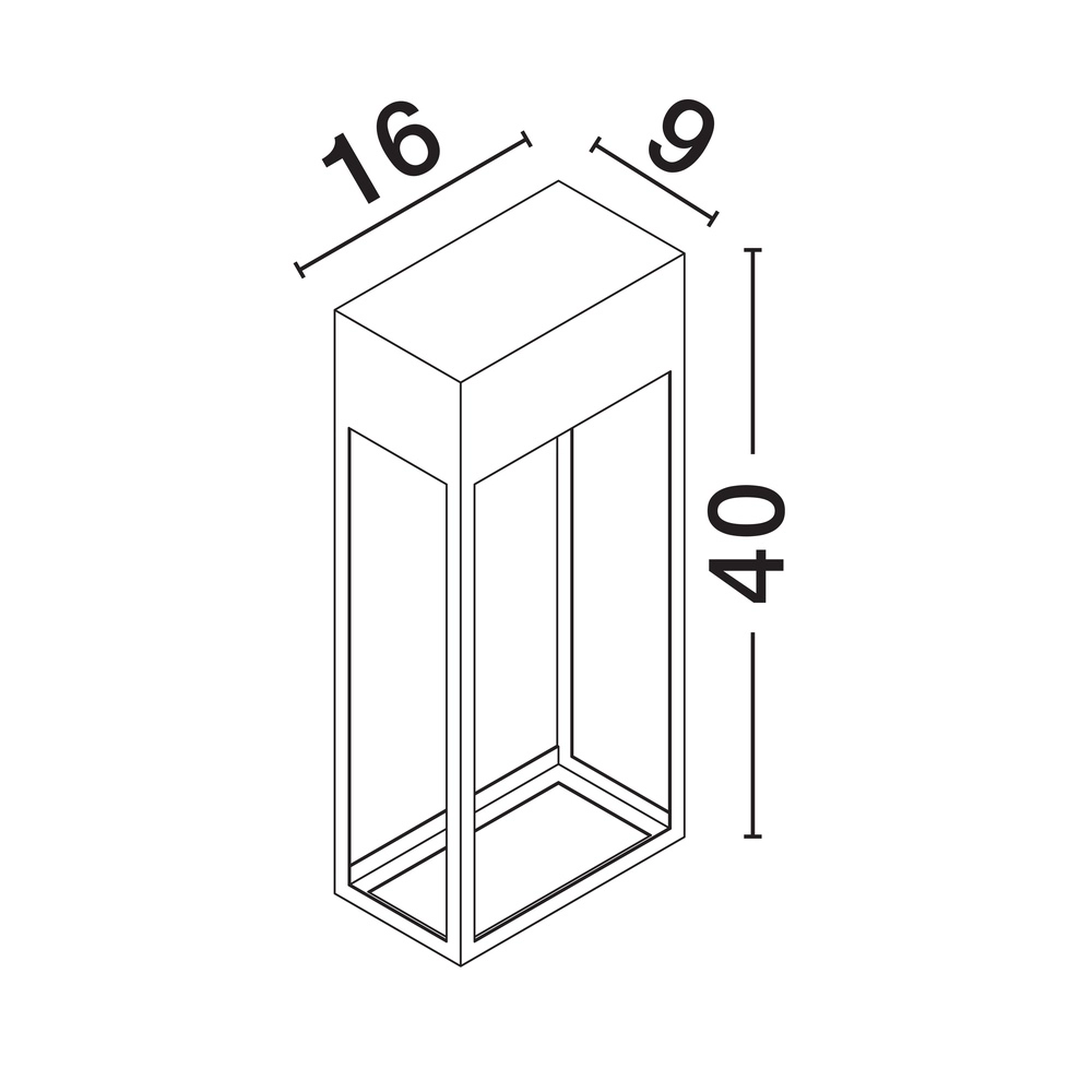 Strakke wandlamp Moby wit Lyora 5212017464958