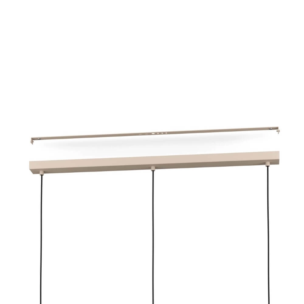 Hanglamp Valdiola 3-lichts zandbruin Eglo 9008606240579