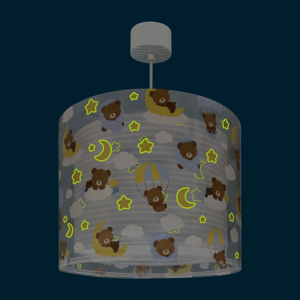Kinderkamer hanglamp Baby Teddy blauw Dalber 8420406002187