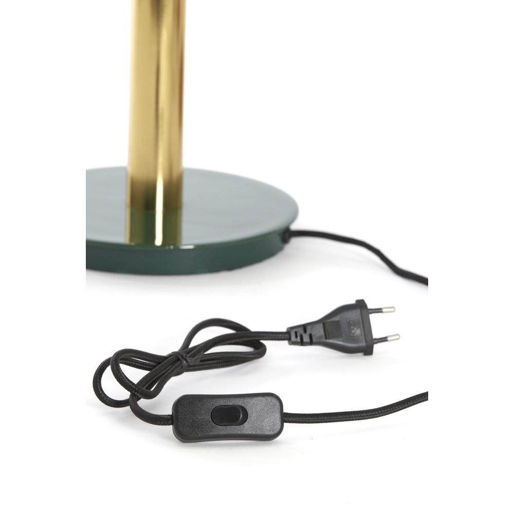 Bankierslamp Ayer donker groen met goud Light & Living 8717807742867