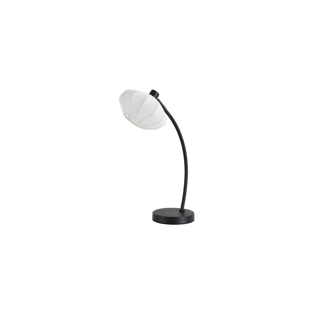 Tafellamp Radiant zwart met kap Tafellamp Radiant zwart met kap