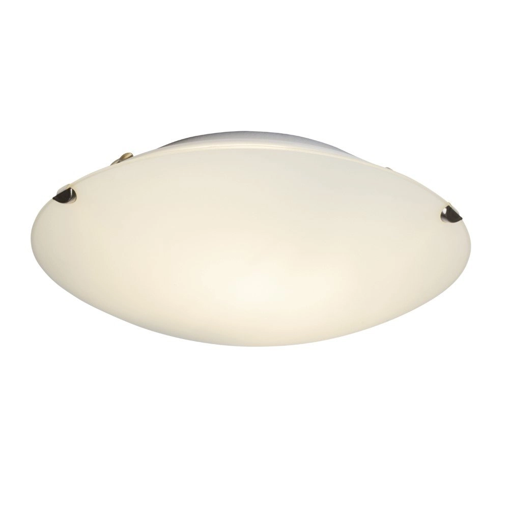 Tijdloze plafondlamp Melania Ø 25cm wit