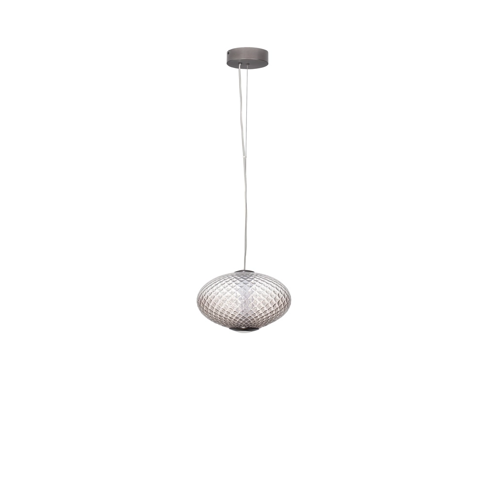 Pendant lamp Aora oval brown glass Lyora 5212017483843