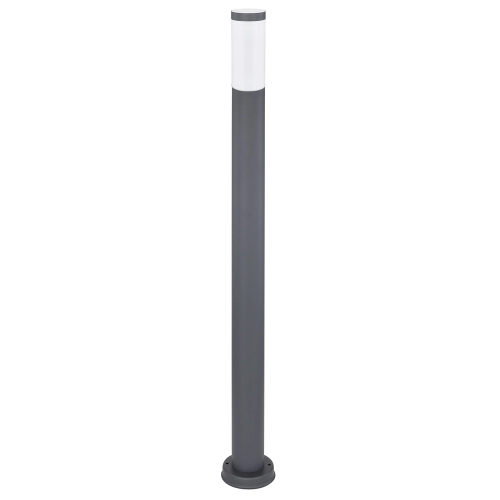 Tuinlamp 110cm Boston antraciet met wit