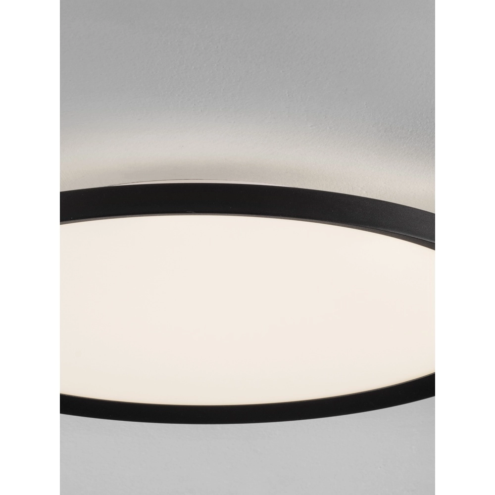 Plafonniere Aoton zwart Ø 40cm Lyora 5212017448705