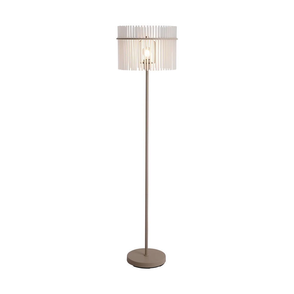 Vloerlamp Swizzle zand bruin