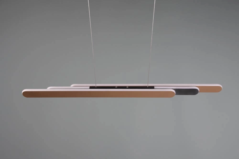 Hanglamp Helios 130cm bruin Trio 4017807577815