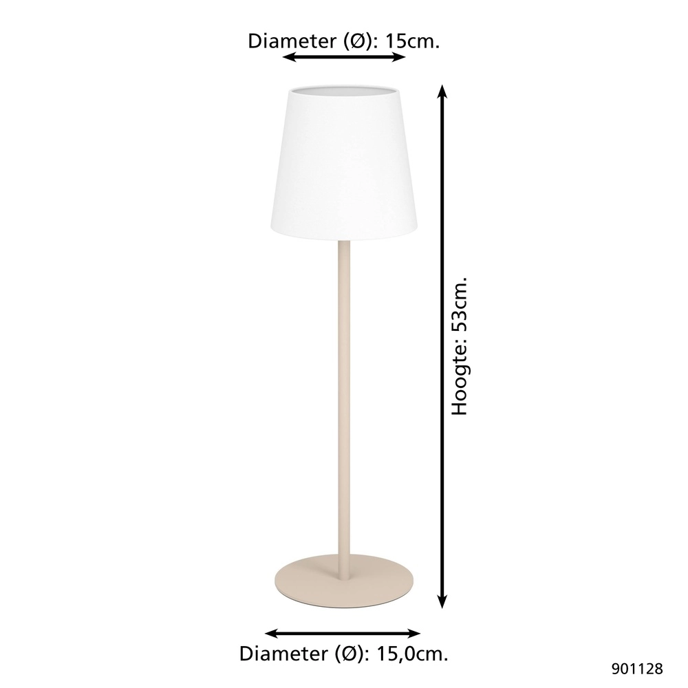 Schemerlamp Fiorana 53cm - zwart Eglo 9008606306893