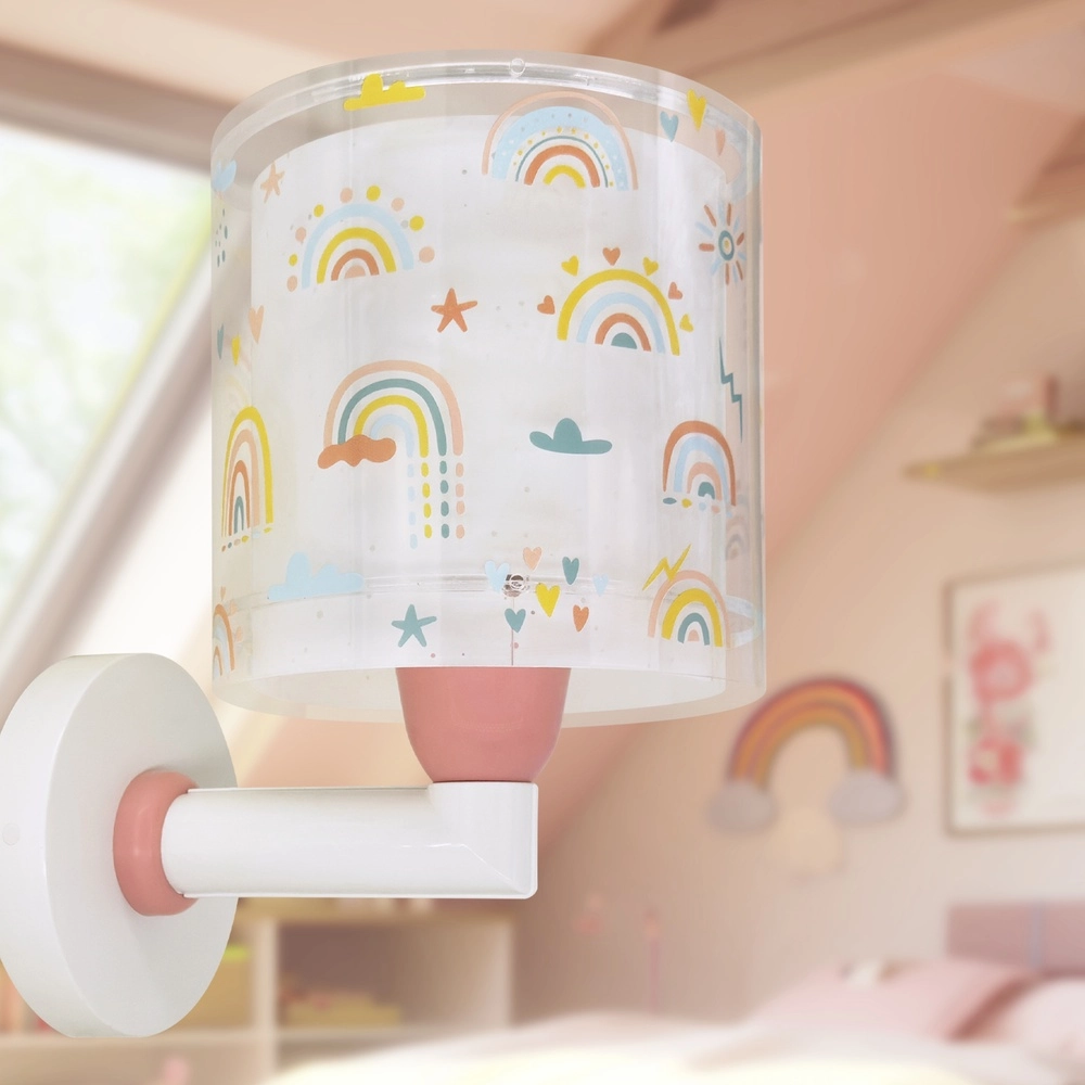 Wandlamp Rainbow roze voor kinderkamer Dalber 8420406411996