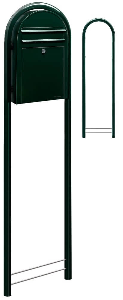 Brievenbus Classic S 6064 Zwartgroen Bobi 6417237039309