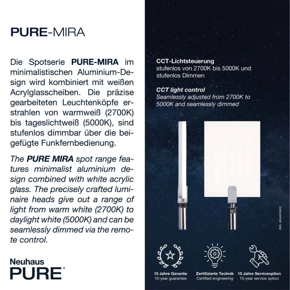 Plafondlamp Pure Mira 6-lichts zwart Paul Neuhaus 4012248359464